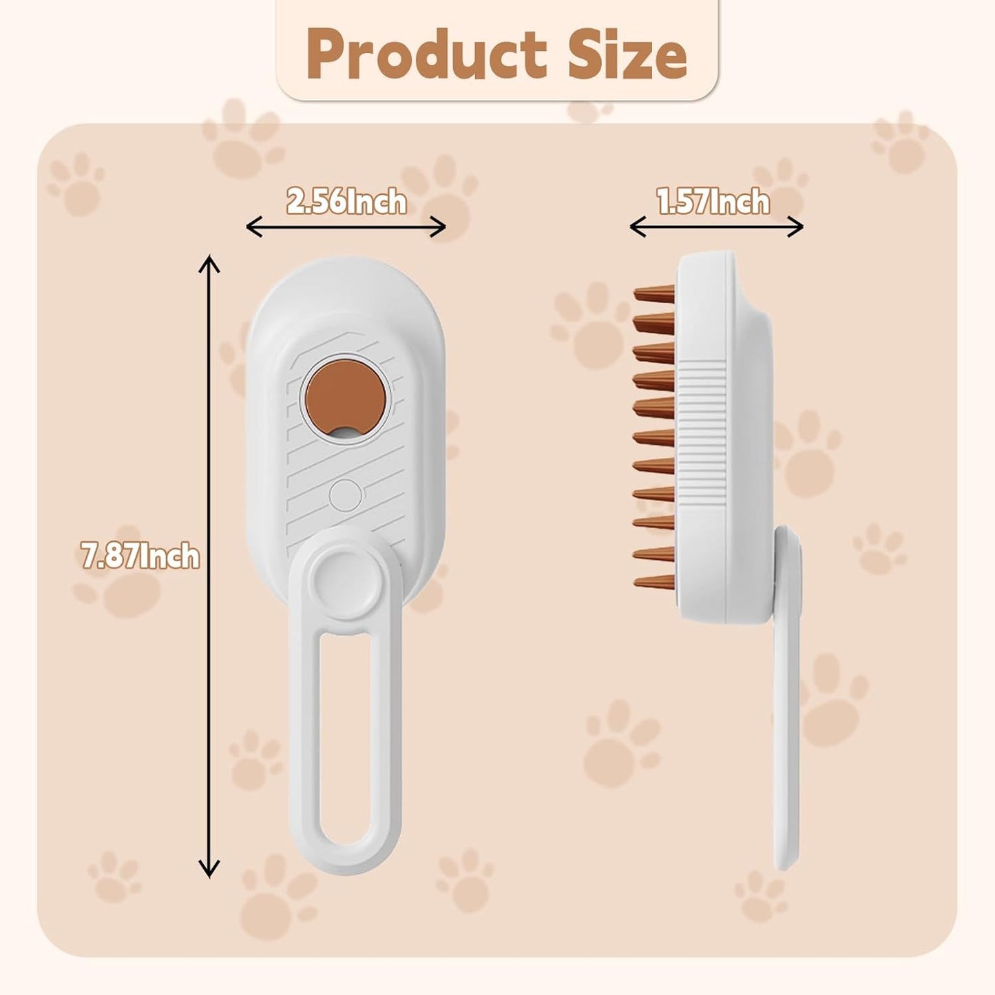 Deshedding Steam Brush