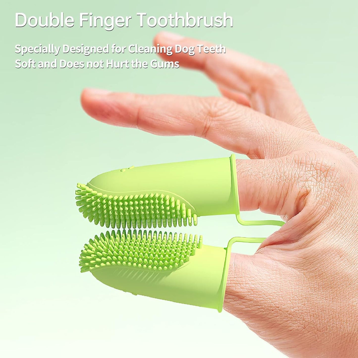 Double Finger Soft Toothbrush